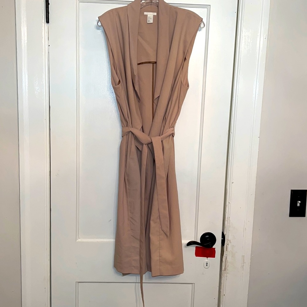 Tan sleeveless jacket!